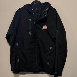 Under Armour Men's Black Hooded U of U Jacket